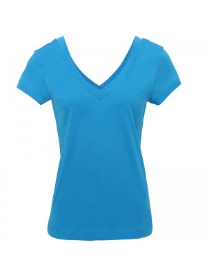 Plain Sheer Jersey Double-V t-shirt Bella +Canvas 110 GSM